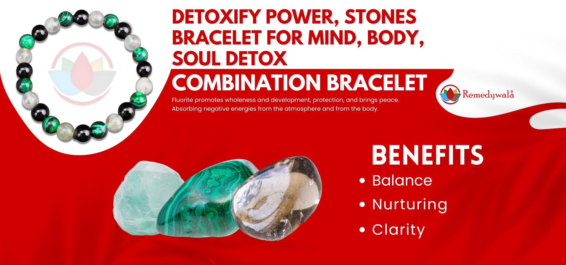 Detoxify Power, Stones Bracelet