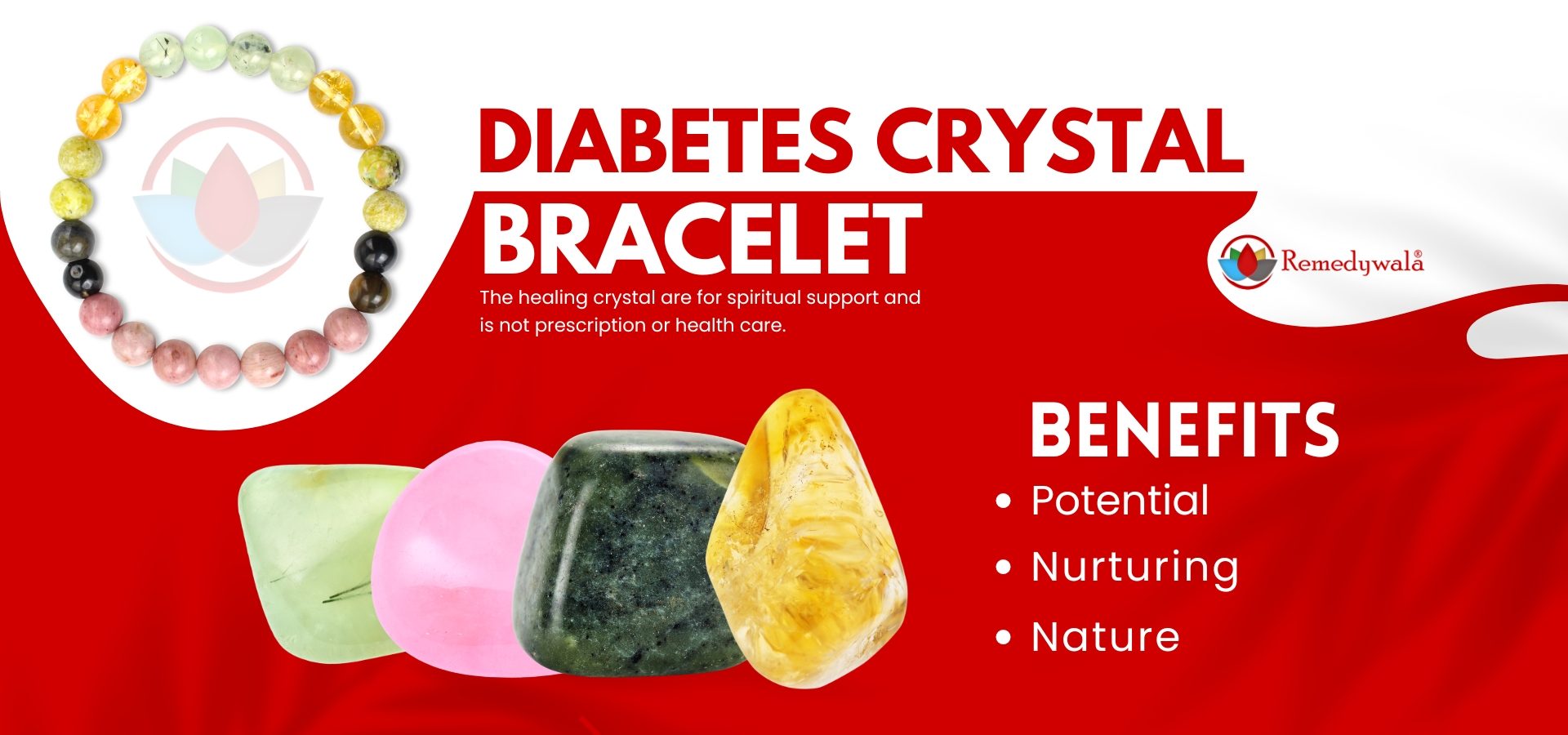 Diabetes Crystal Bracelet