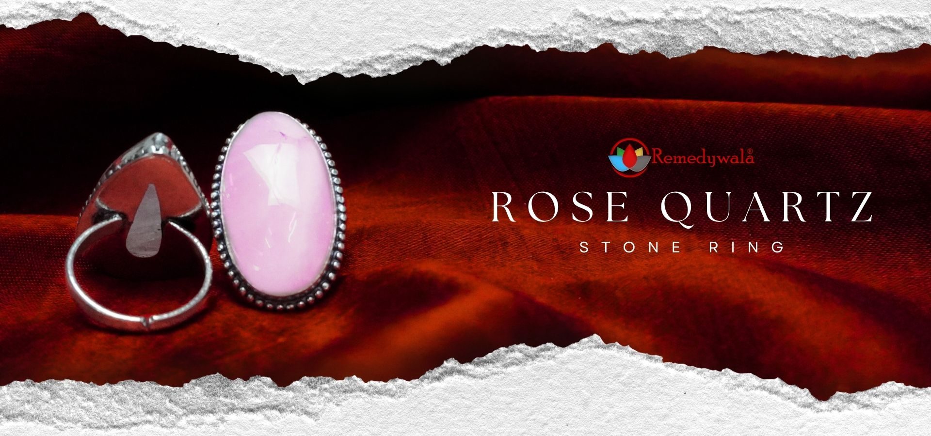 Rose Quartz Stone Ring