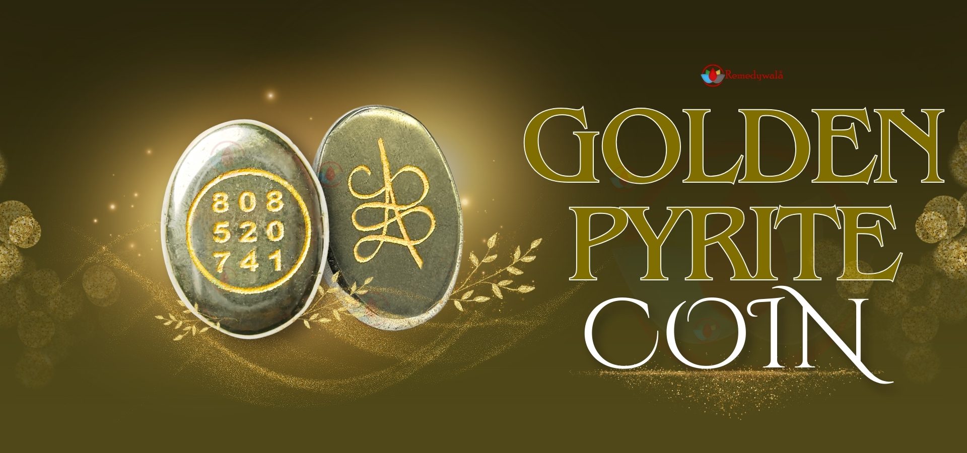 Golden Pyrite Zibu Coin