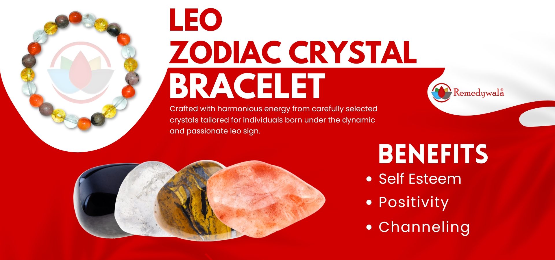 Leo Zodiac Crystal Bracelet