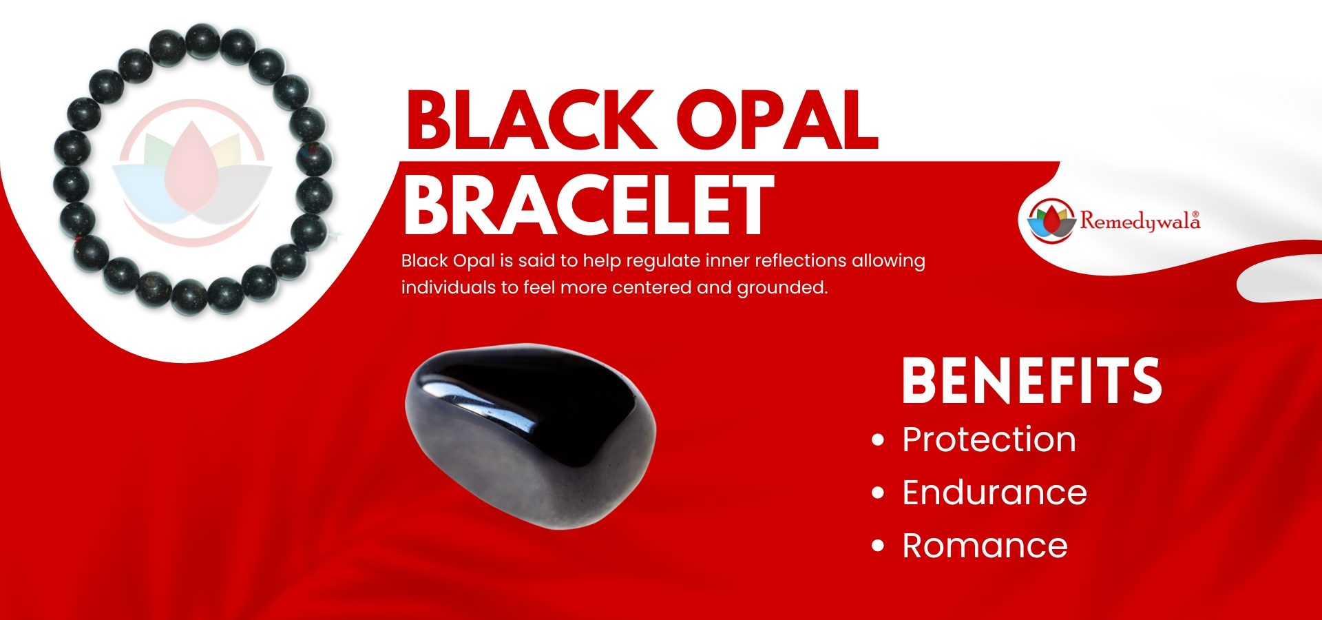 Black Opal 8mm Bracelet