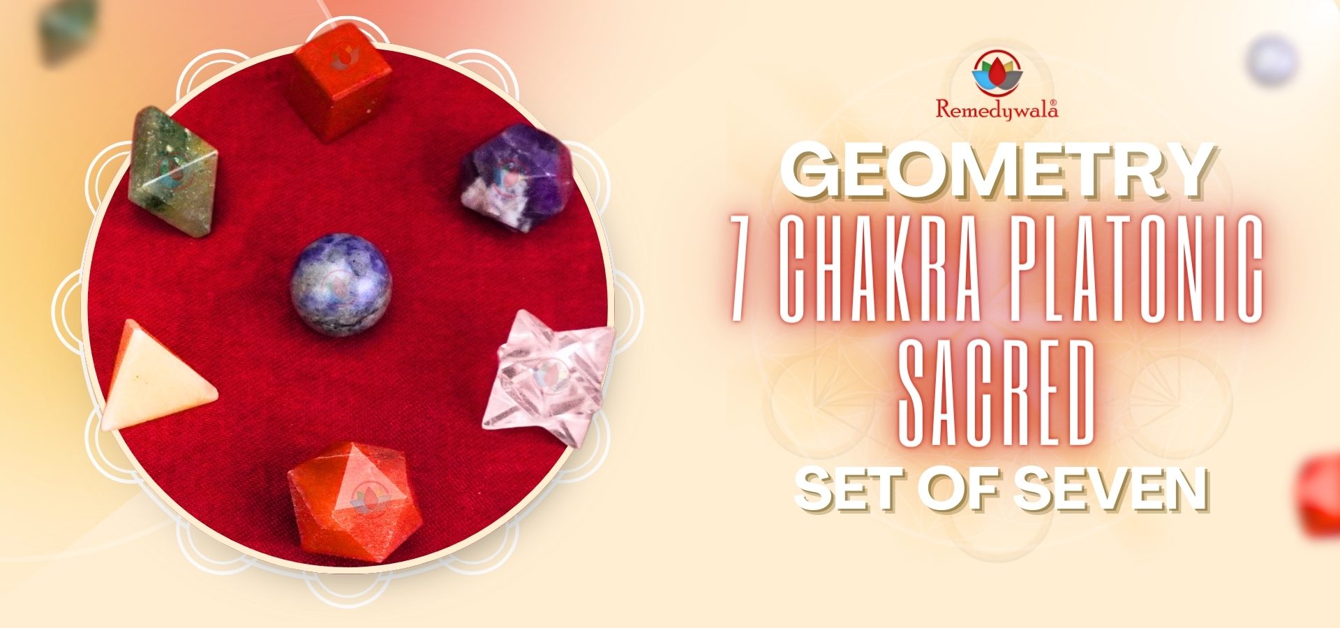 7 Chakra Platonic Sacred Geometry Set of 7