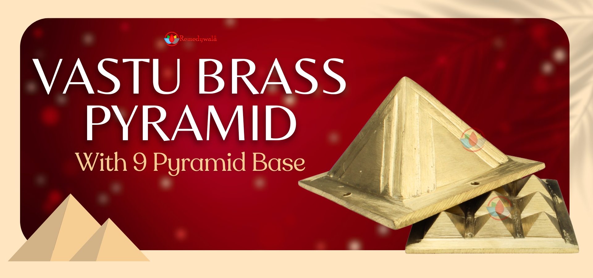 Brass Pyramid with Base