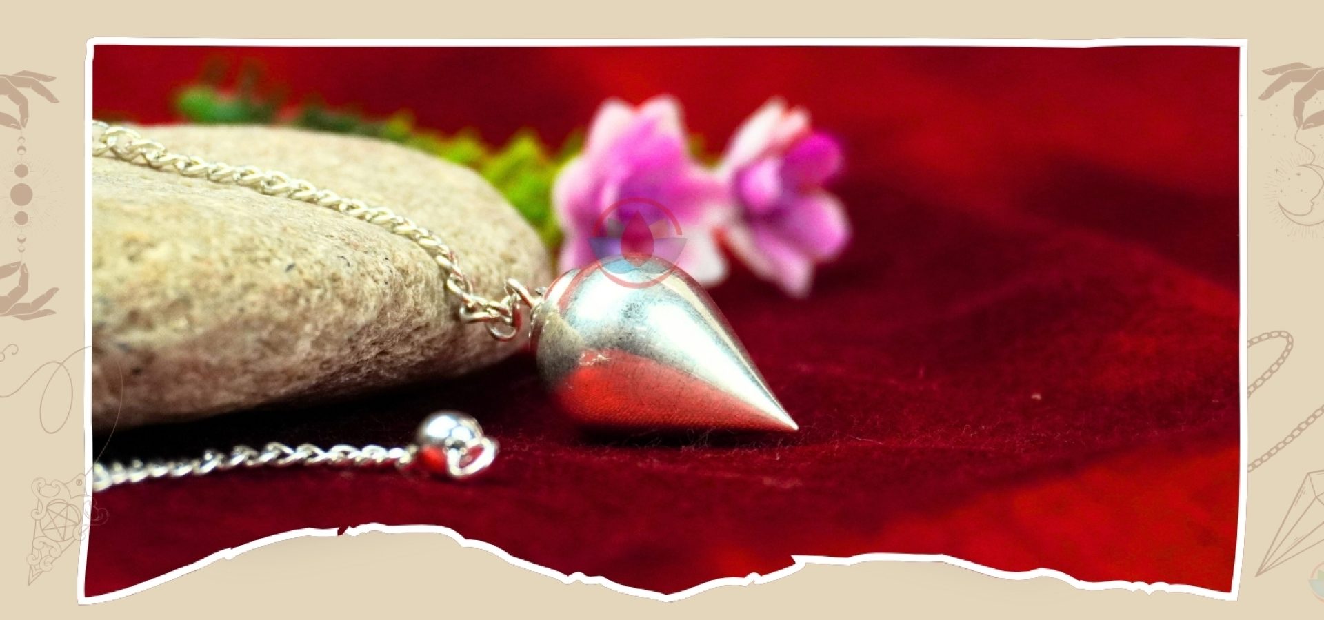 Silver Metal Round Cone Pendulum