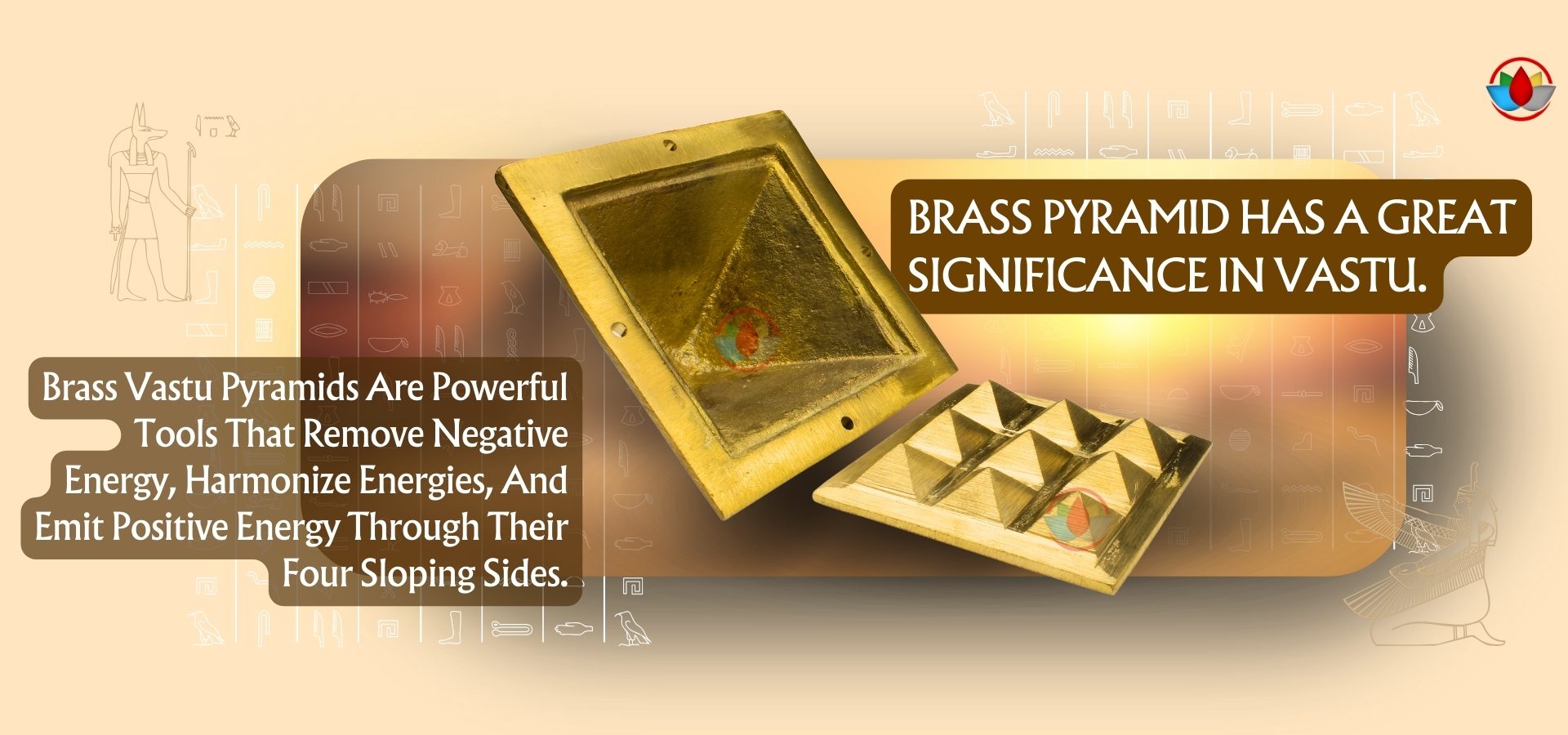 Brass Pyramid with Base