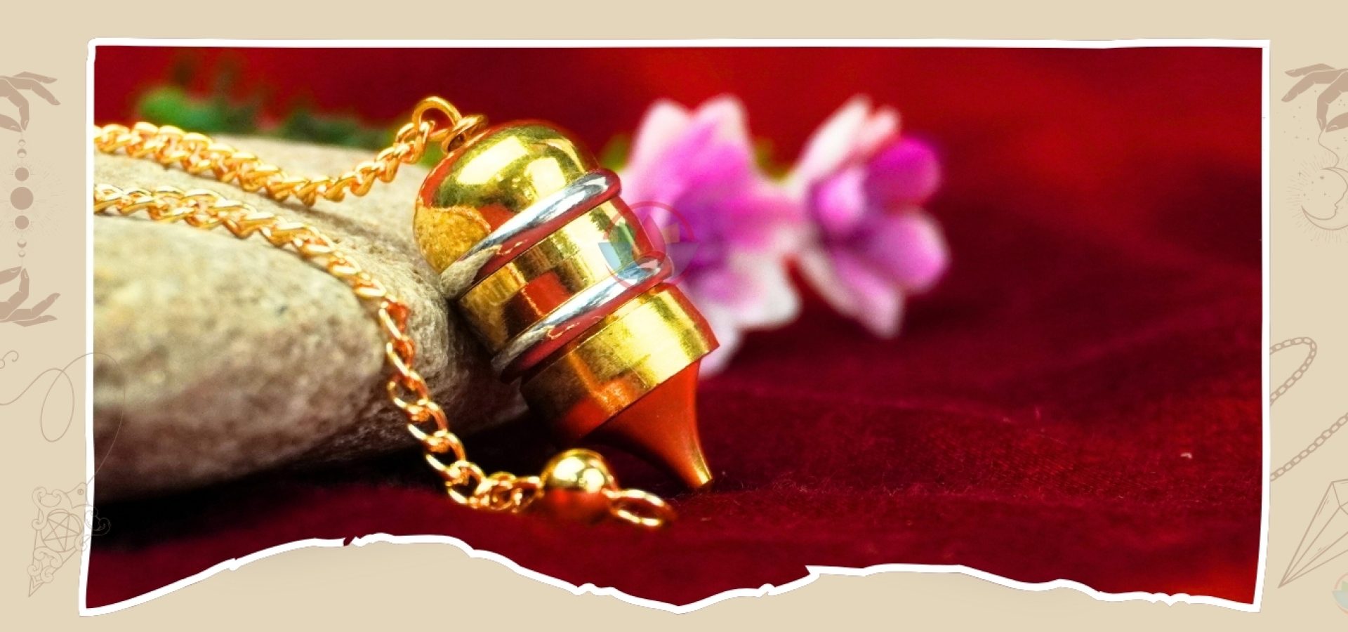 Golden Metal Ball Pendulum