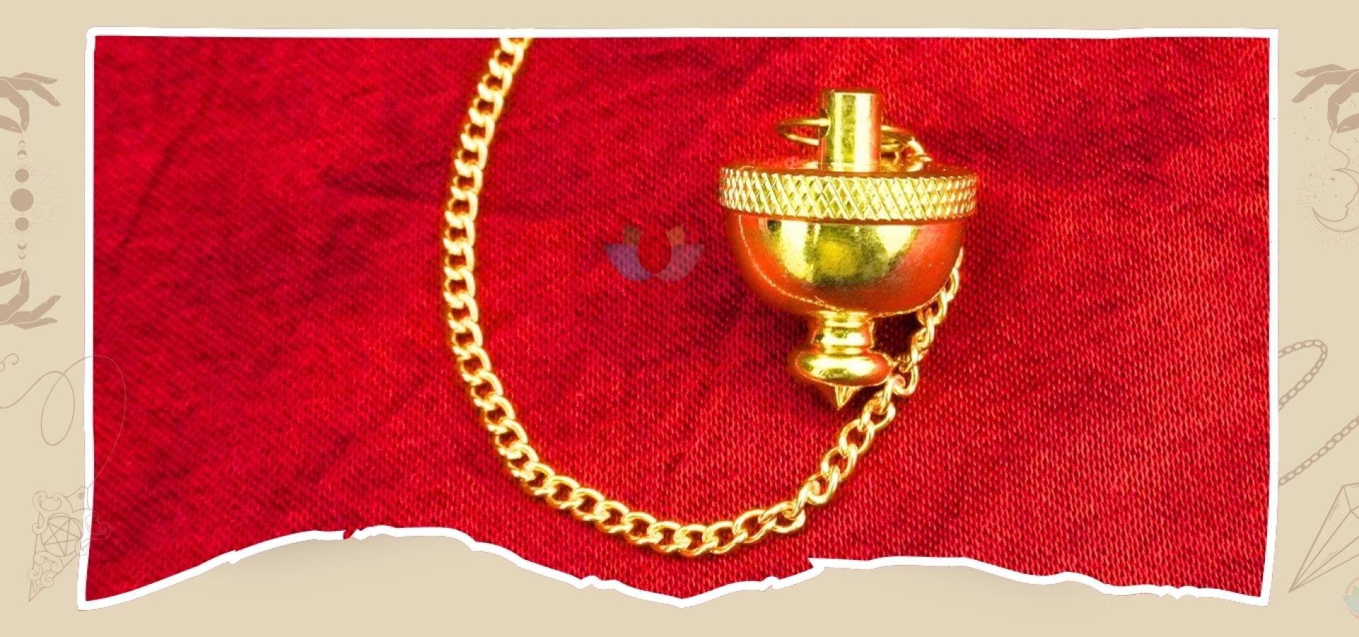 Golden Metal Arrow Ball Pendulum