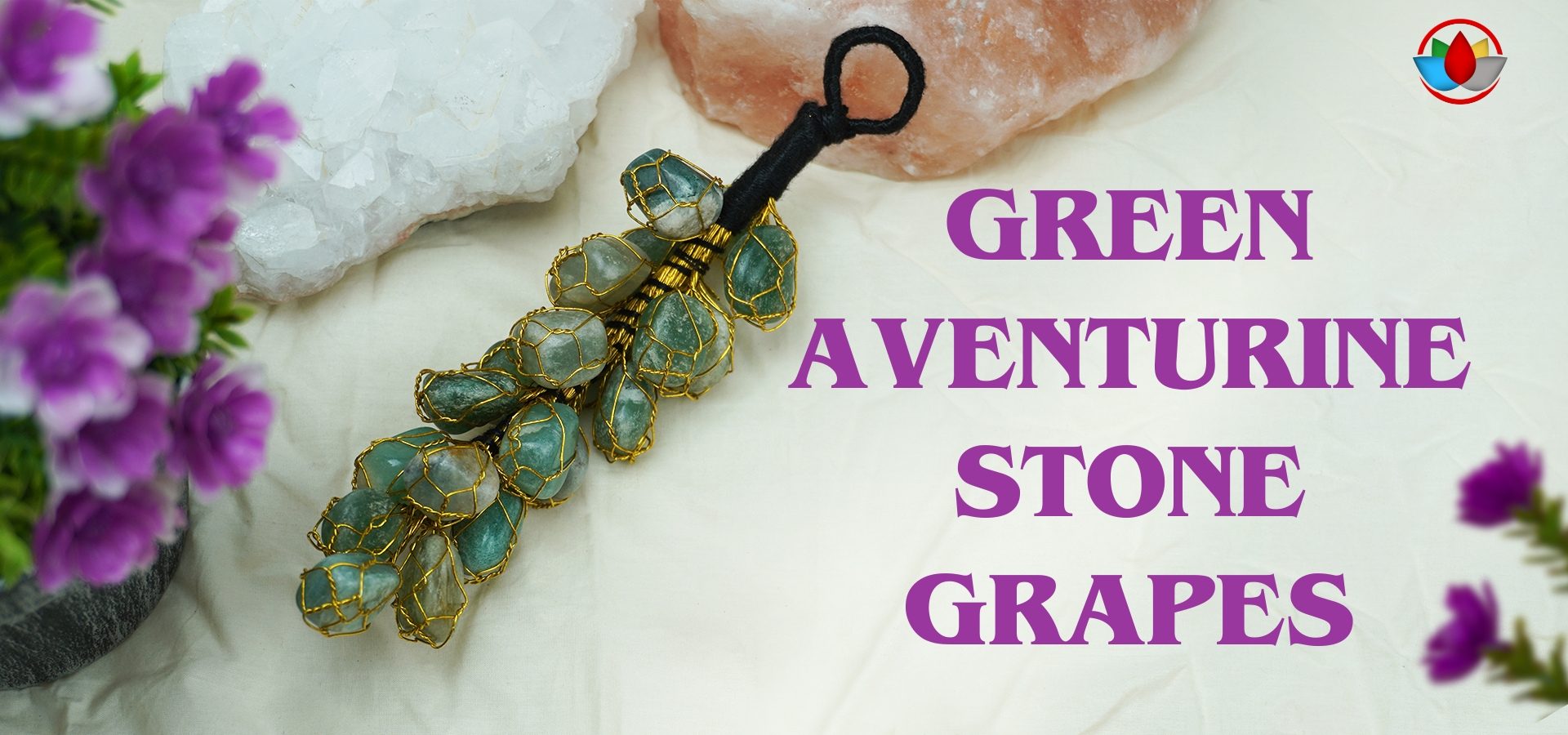 Green Aventurine Stone Grapes