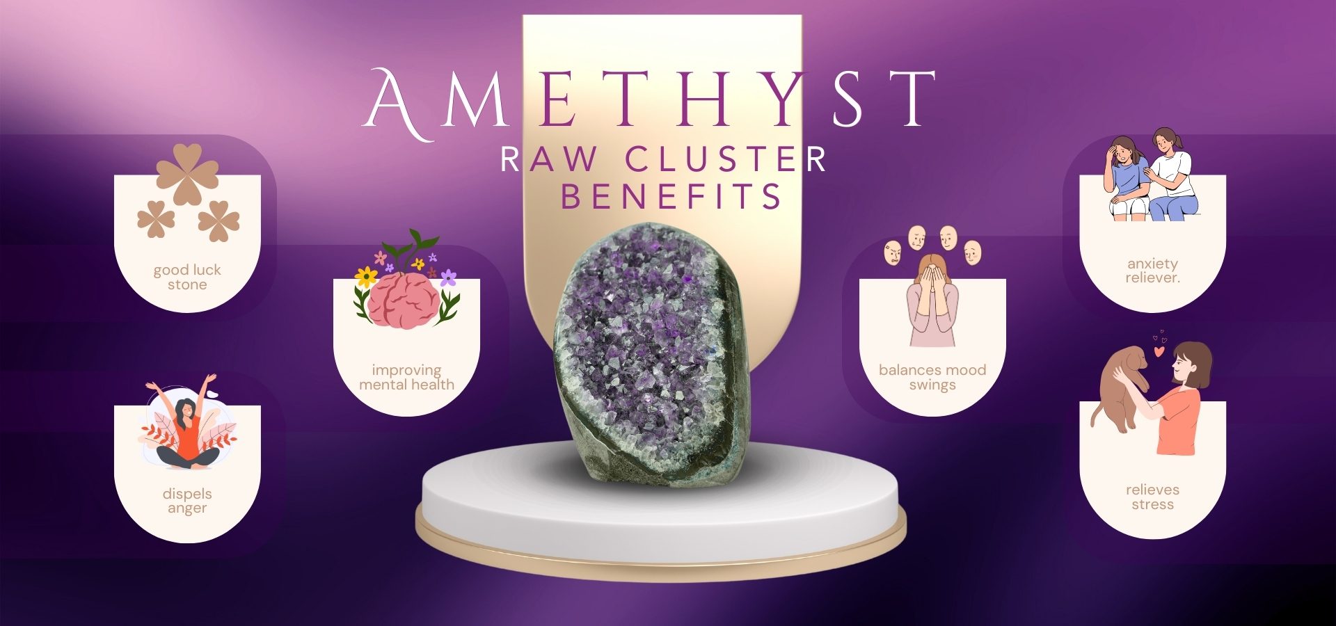 Amethyst Cluster