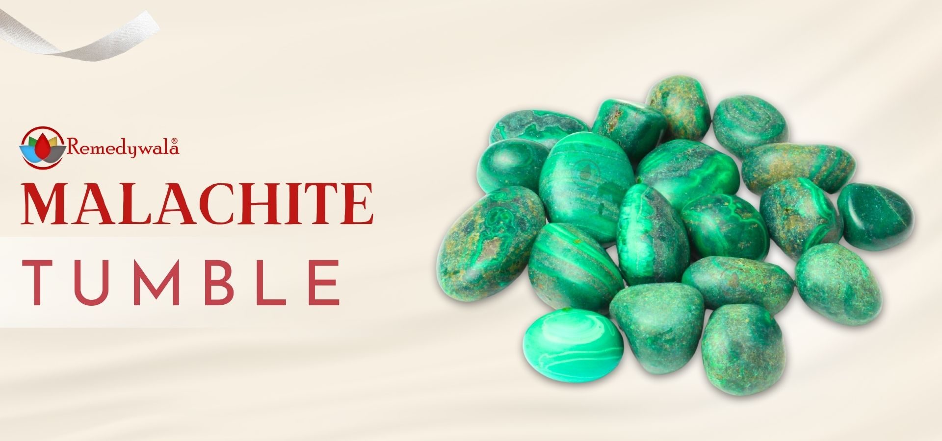 Malachite Tumbled Stones