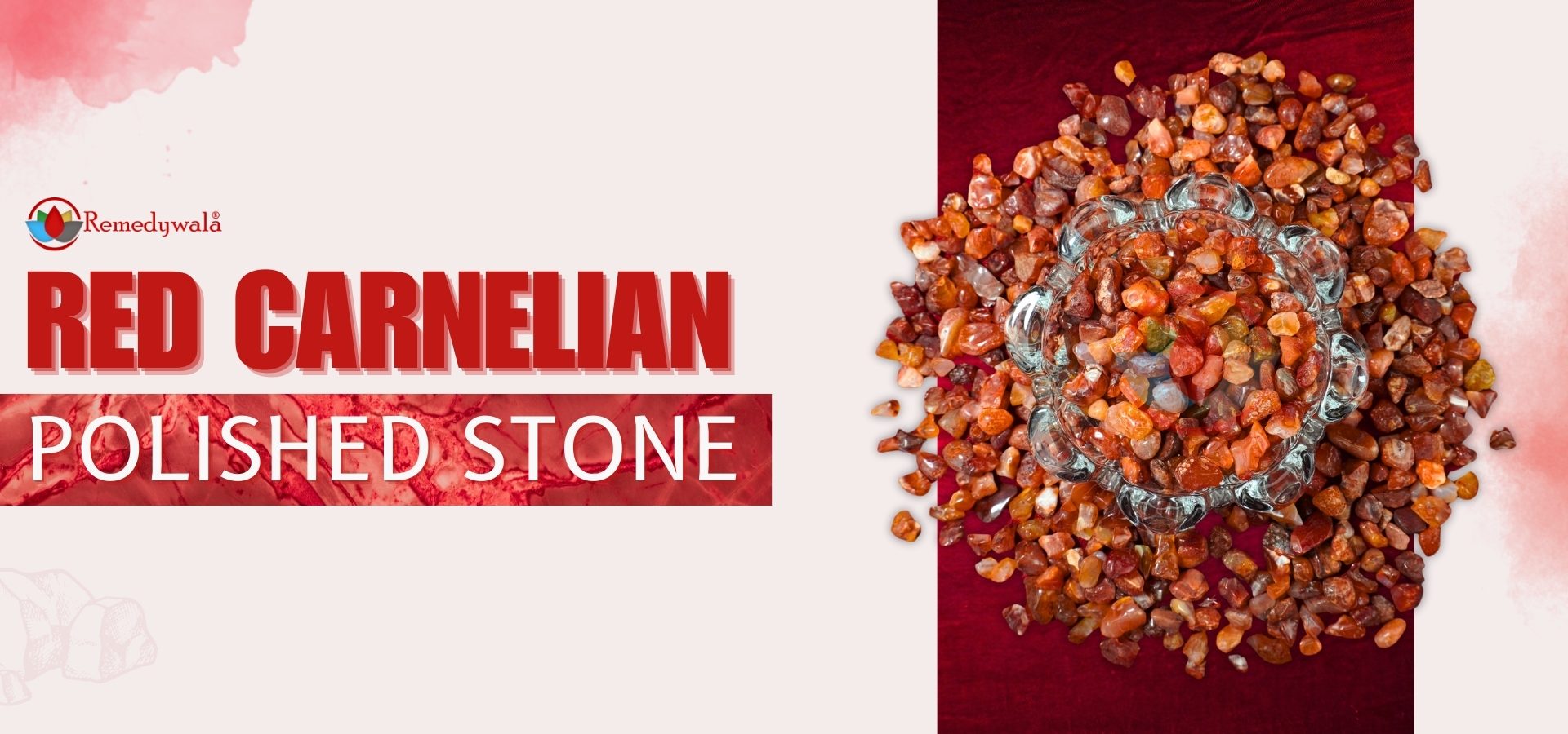 Red Carnelian Polished Chips