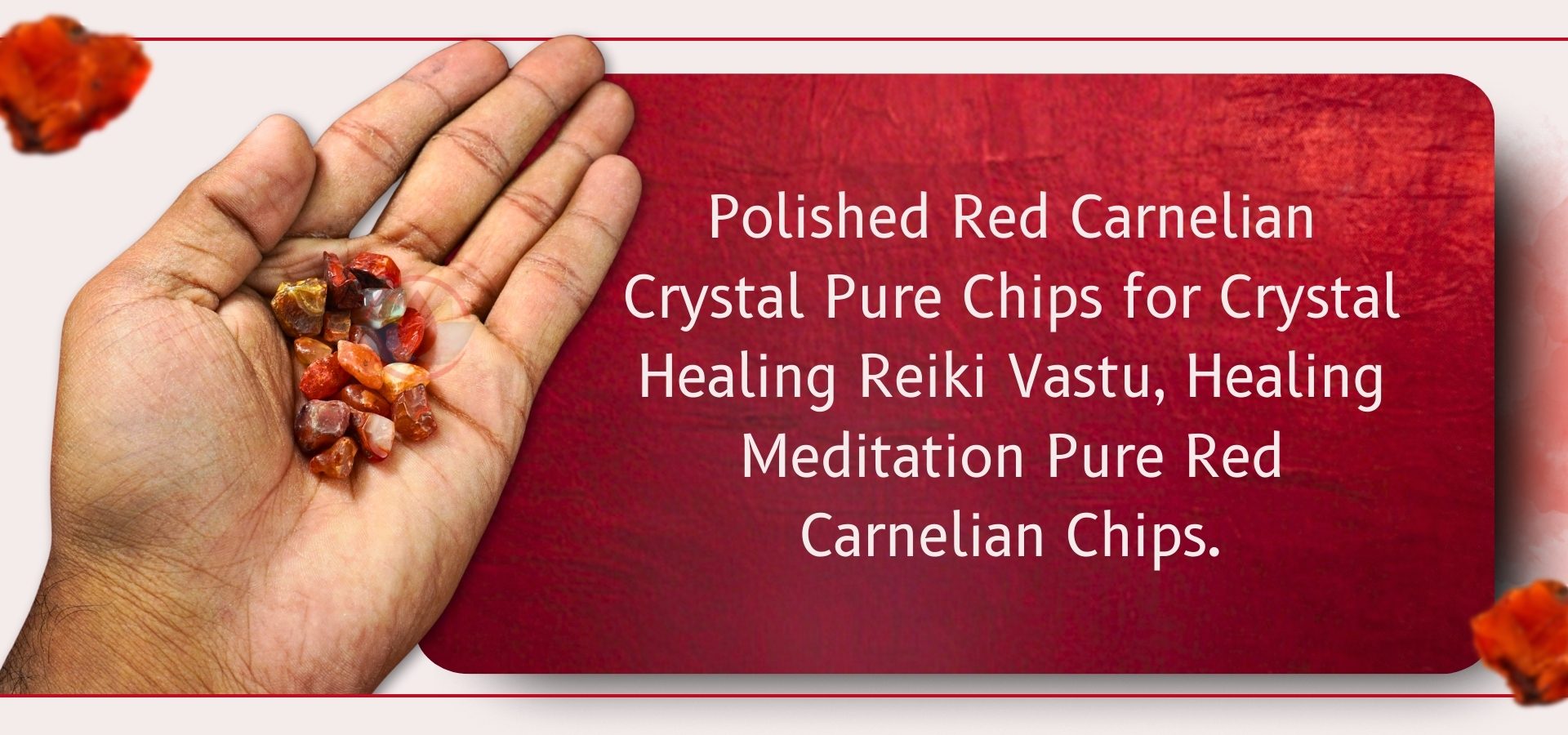 Red Carnelian Polished Chips
