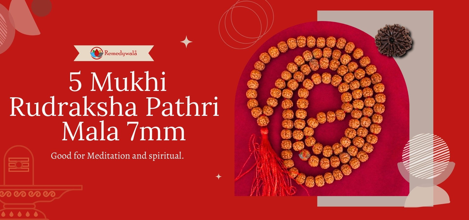 5 Mukhi Rudraksha Pathri Mala 7mm (1)