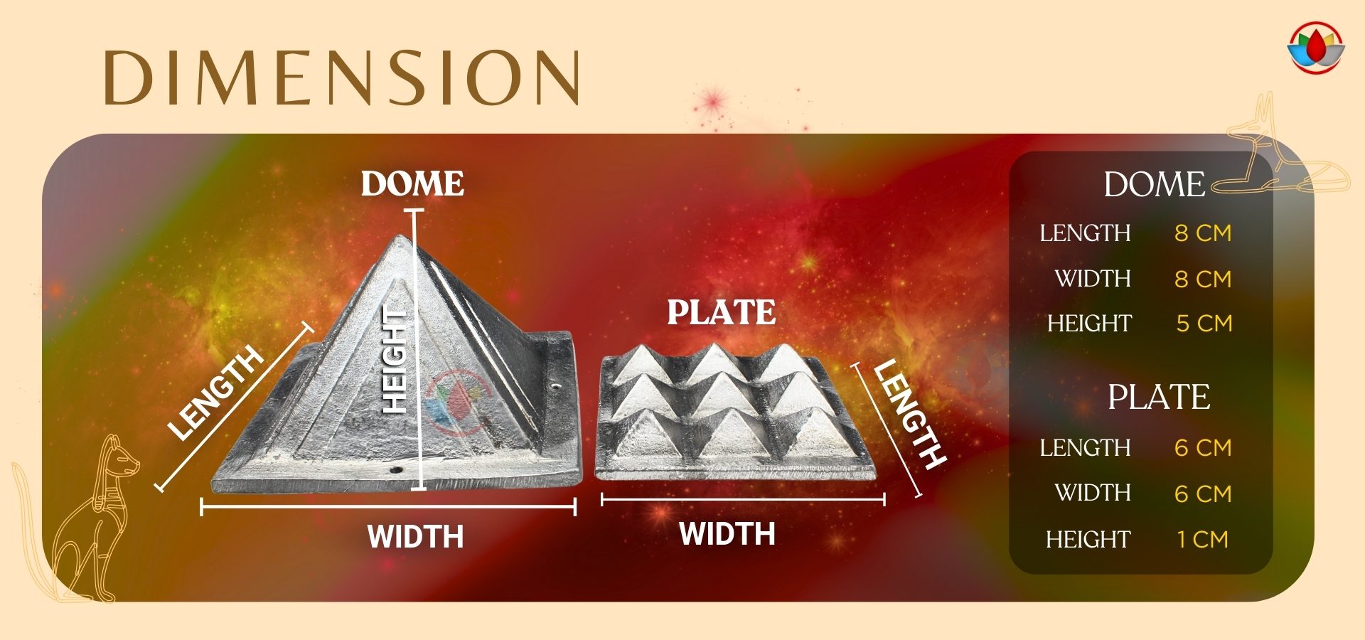 Lead Pyramid with Base