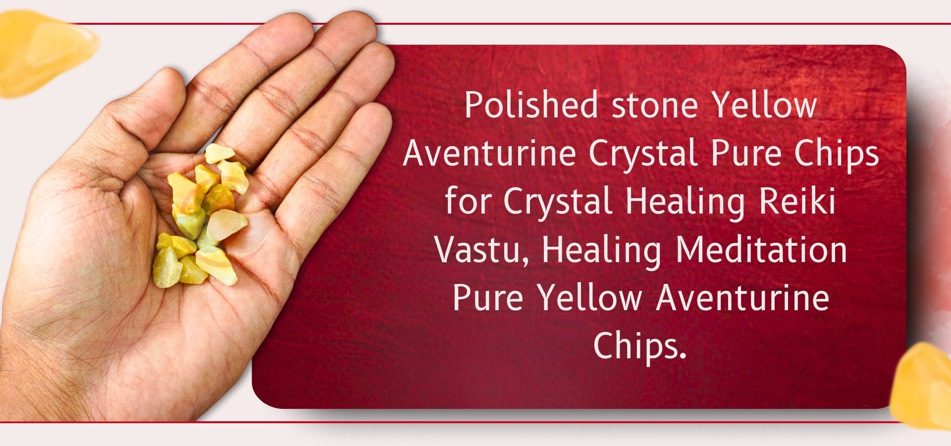 Yellow Aventurine Polished Chips
