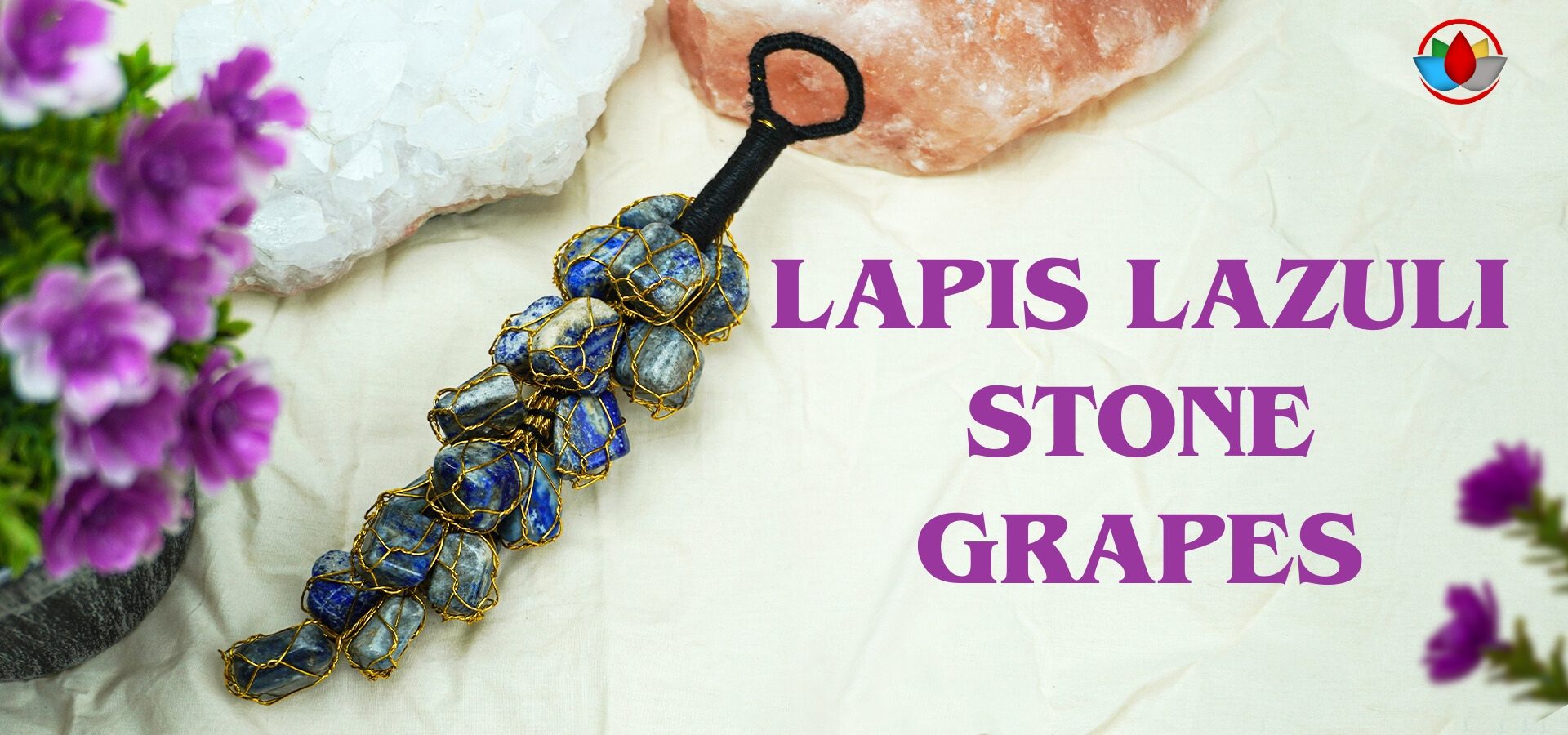 Lapis Lazuli Stone Grapes