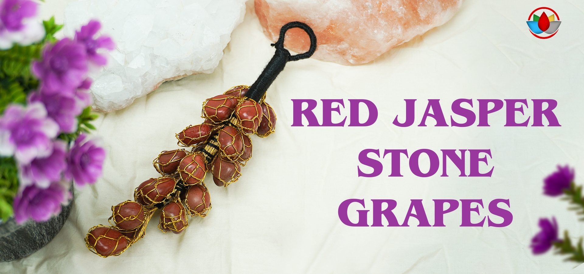 Red Jasper Stone Grapes