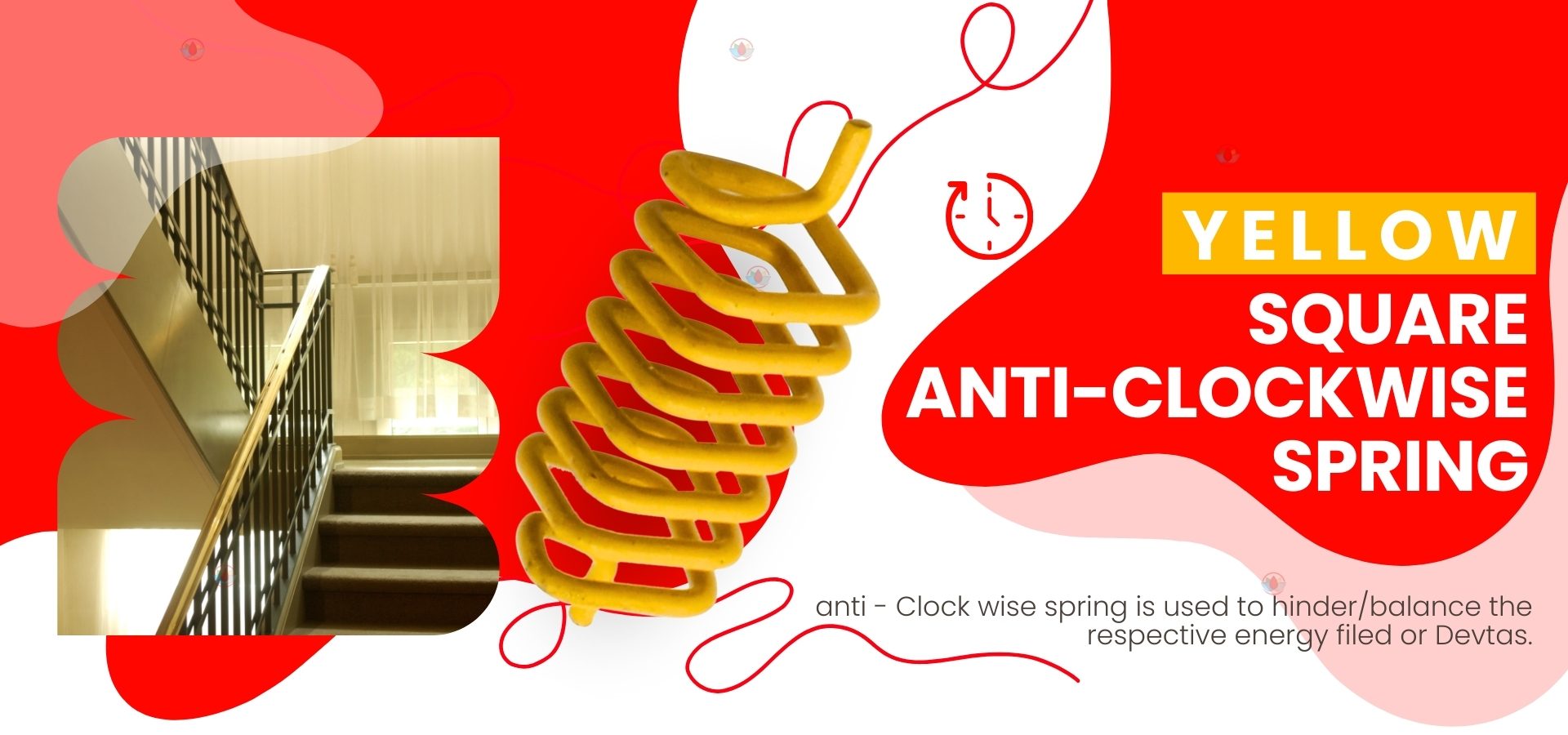 Vastu Yellow Square Anticlockwise Spring