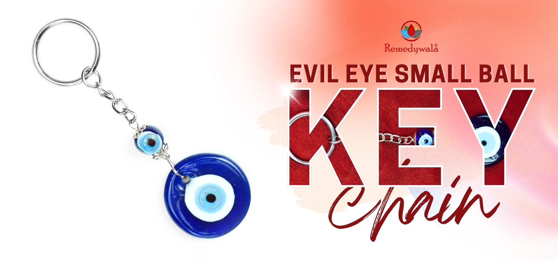 Evil Eye Small Ball Key chain