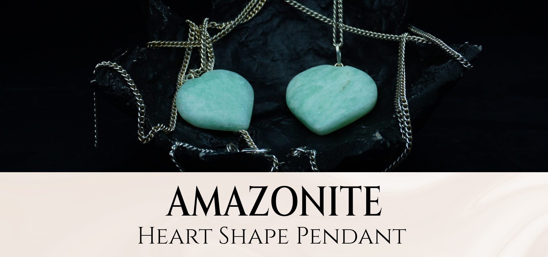 Amazonite Heart Shape Pendant