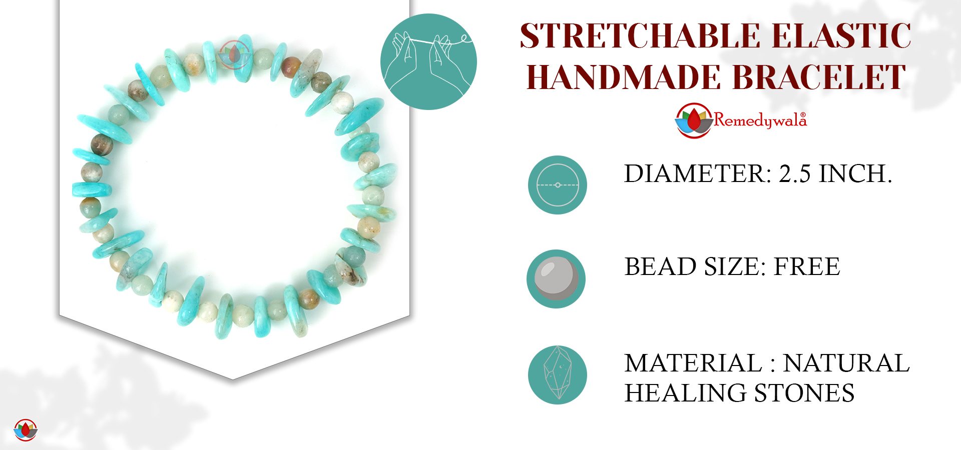 Amazonite Wati Bracelet 4 mm