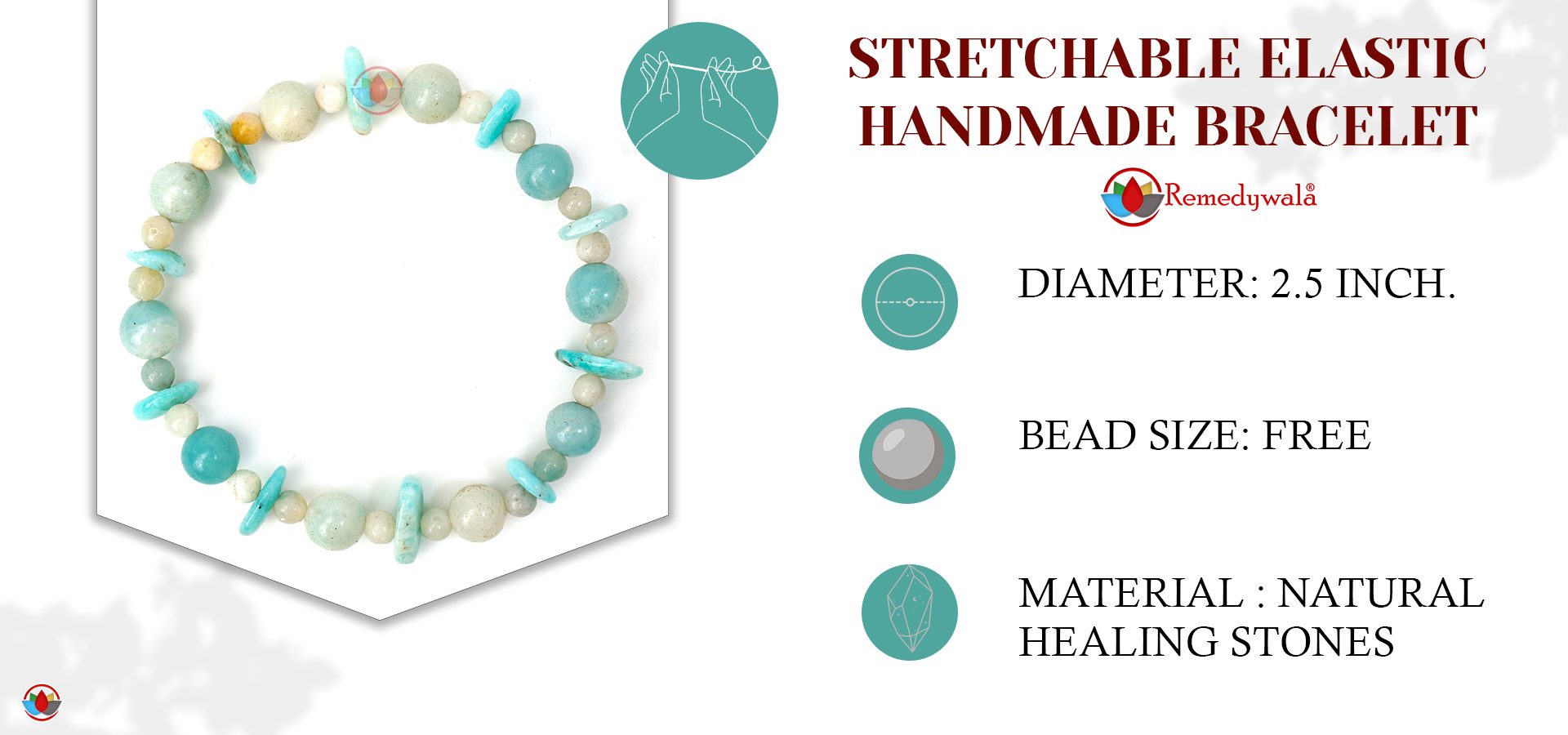 Amazonite Wati Bracelet 4mm 8mm