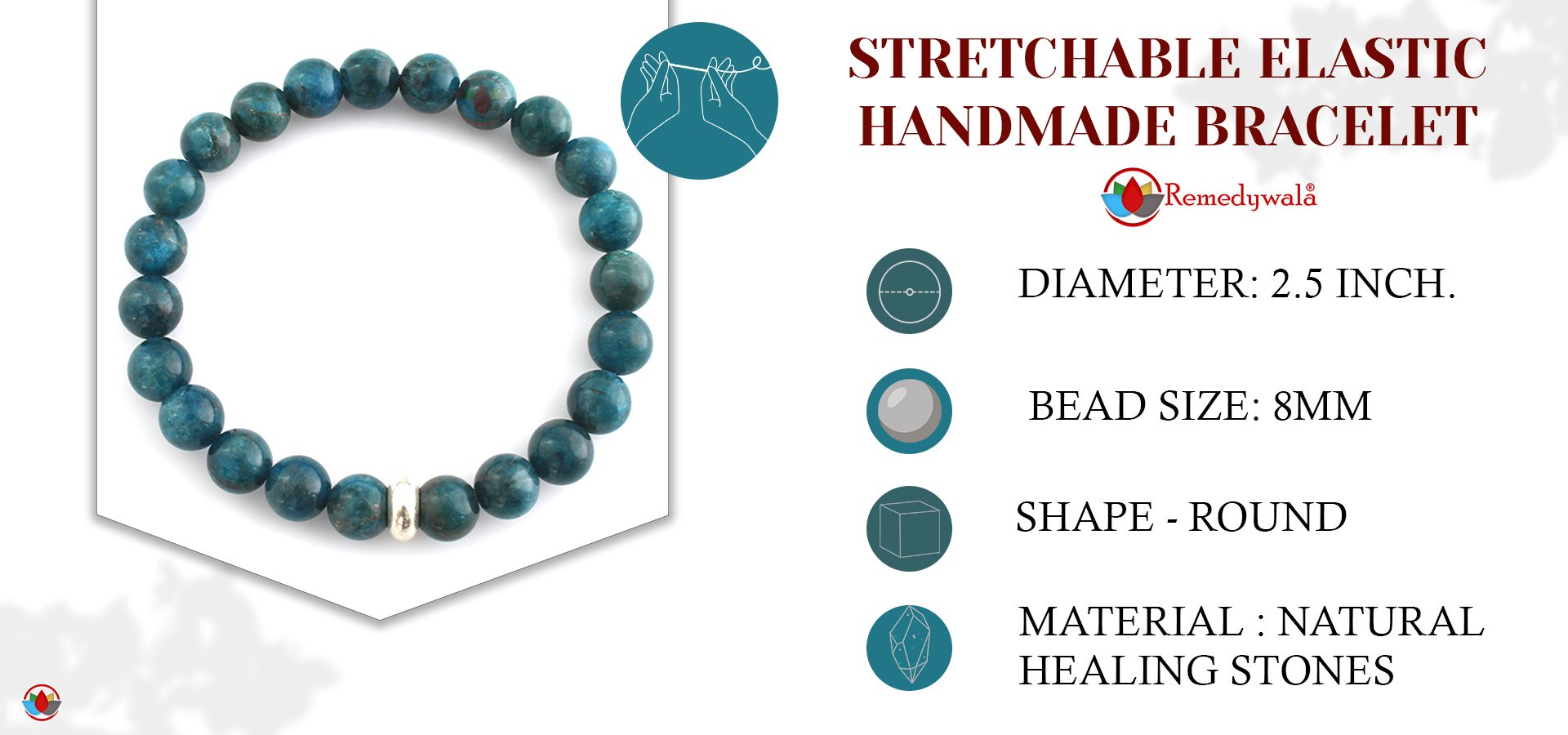 Apatite Bracelet 8mm