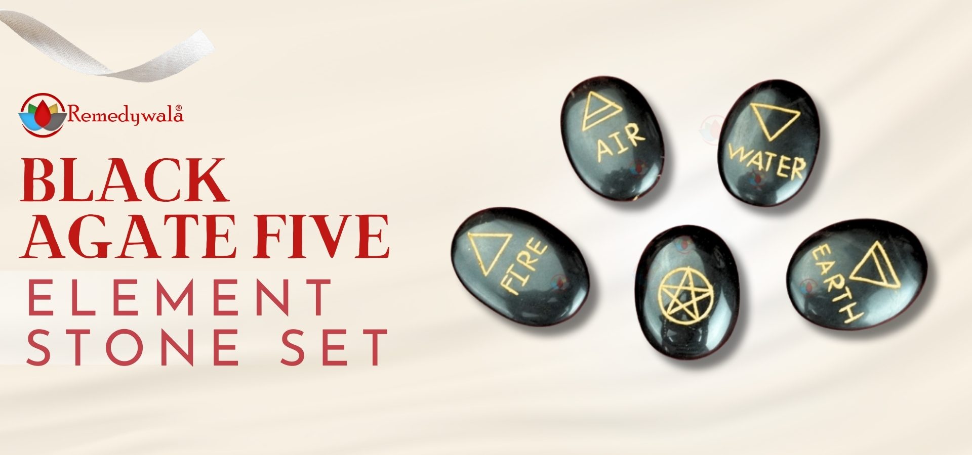 Black Agate Five Element Coin (1)