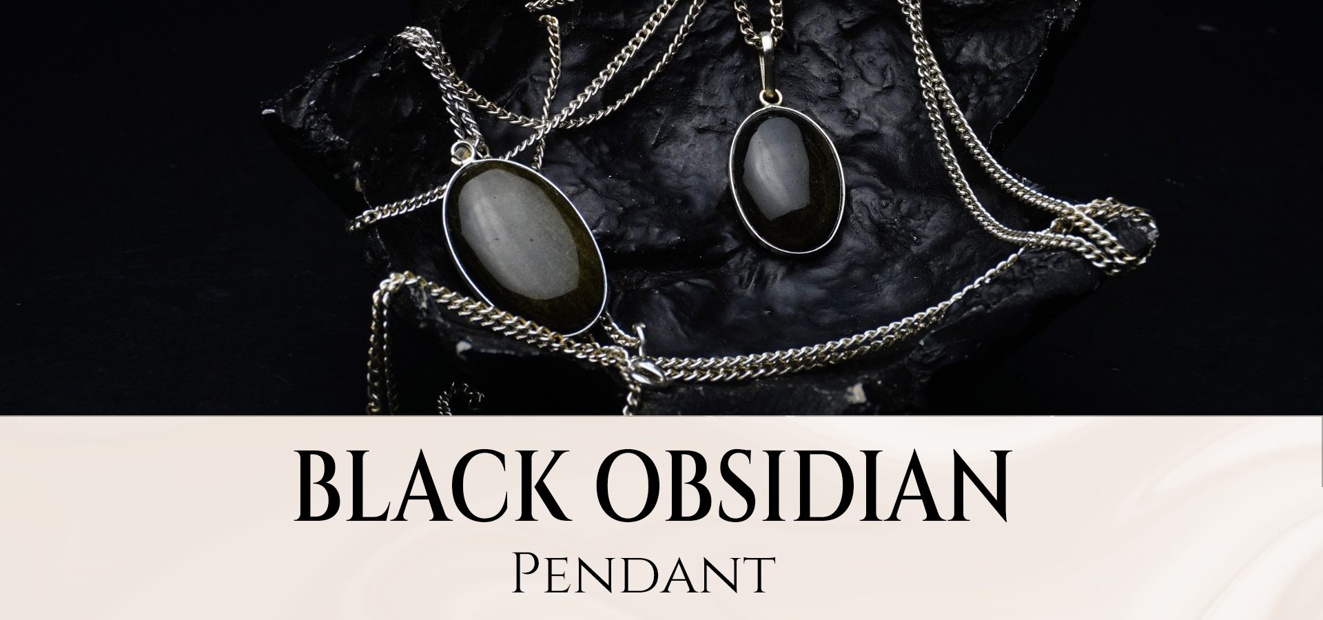 Black Obsidian Pendant