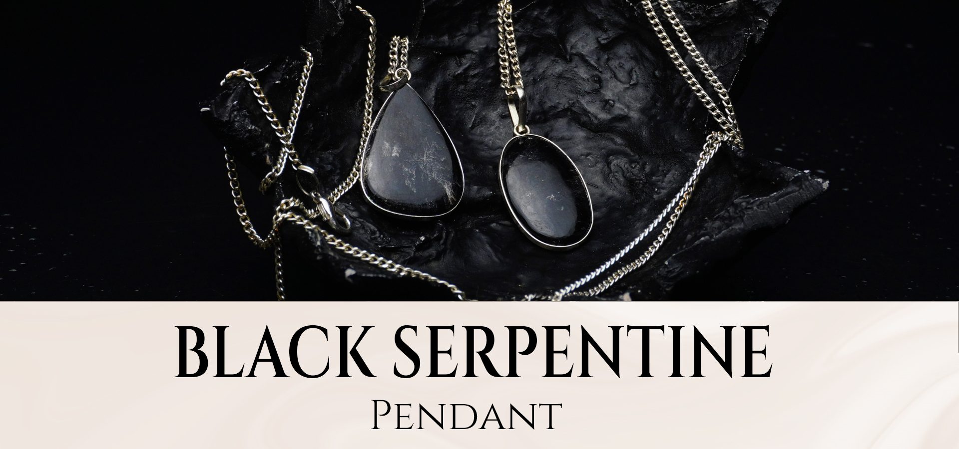 Black Serpentine Pendant