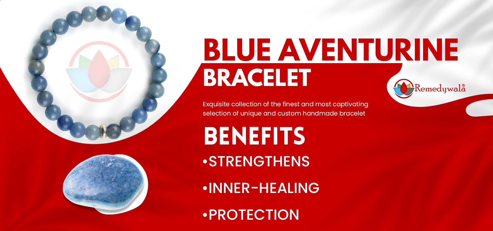 Blue Aventurine Gemstone Bracelet with Dolphin Sterling Silver Charm | T.  Jazelle