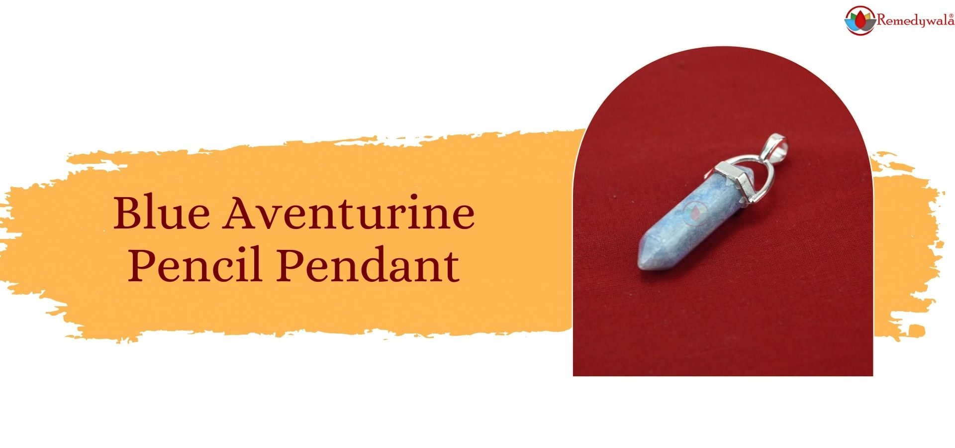 Blue Aventurine Pencil Pendant (1)