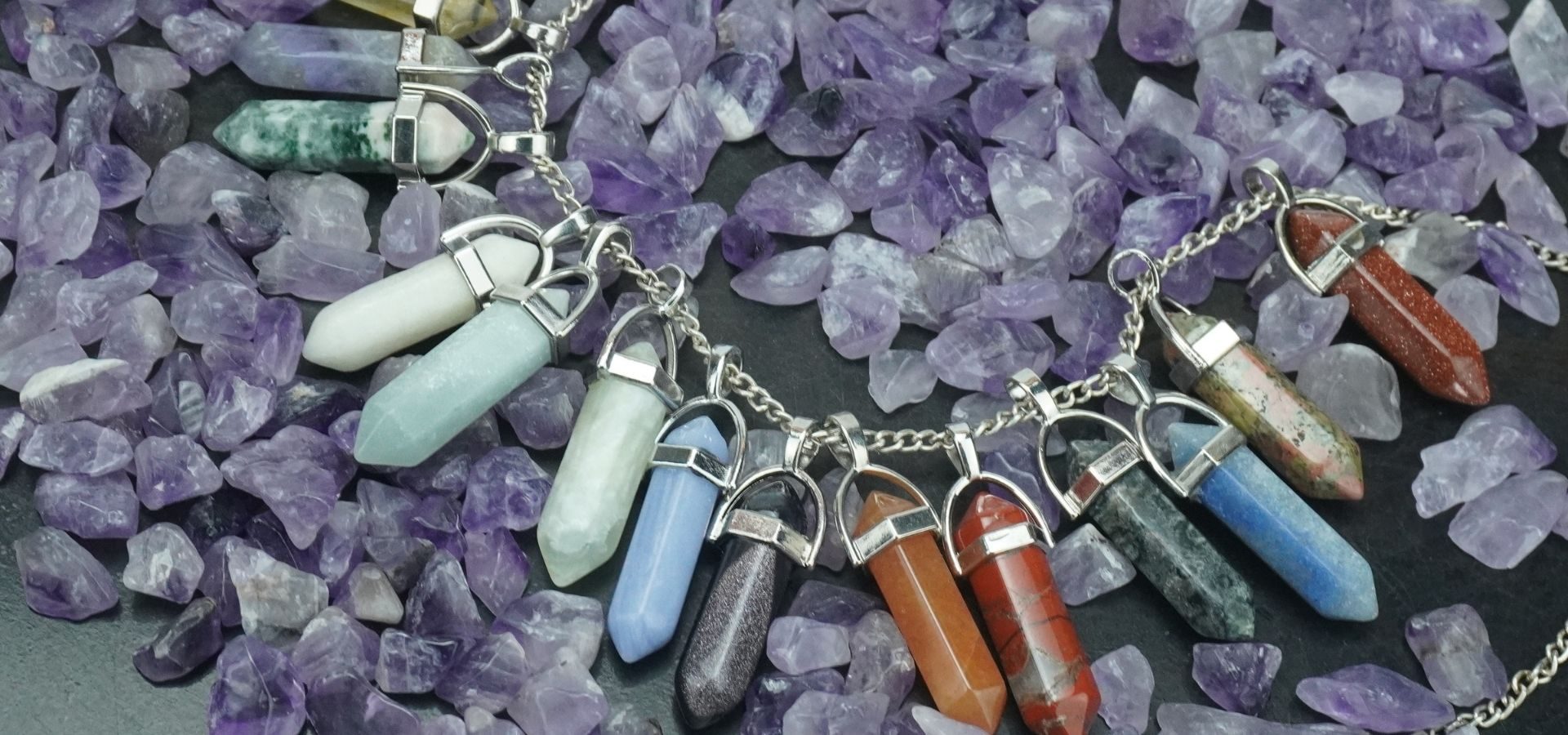 Blue lace Agate Pencil Pendant (4)