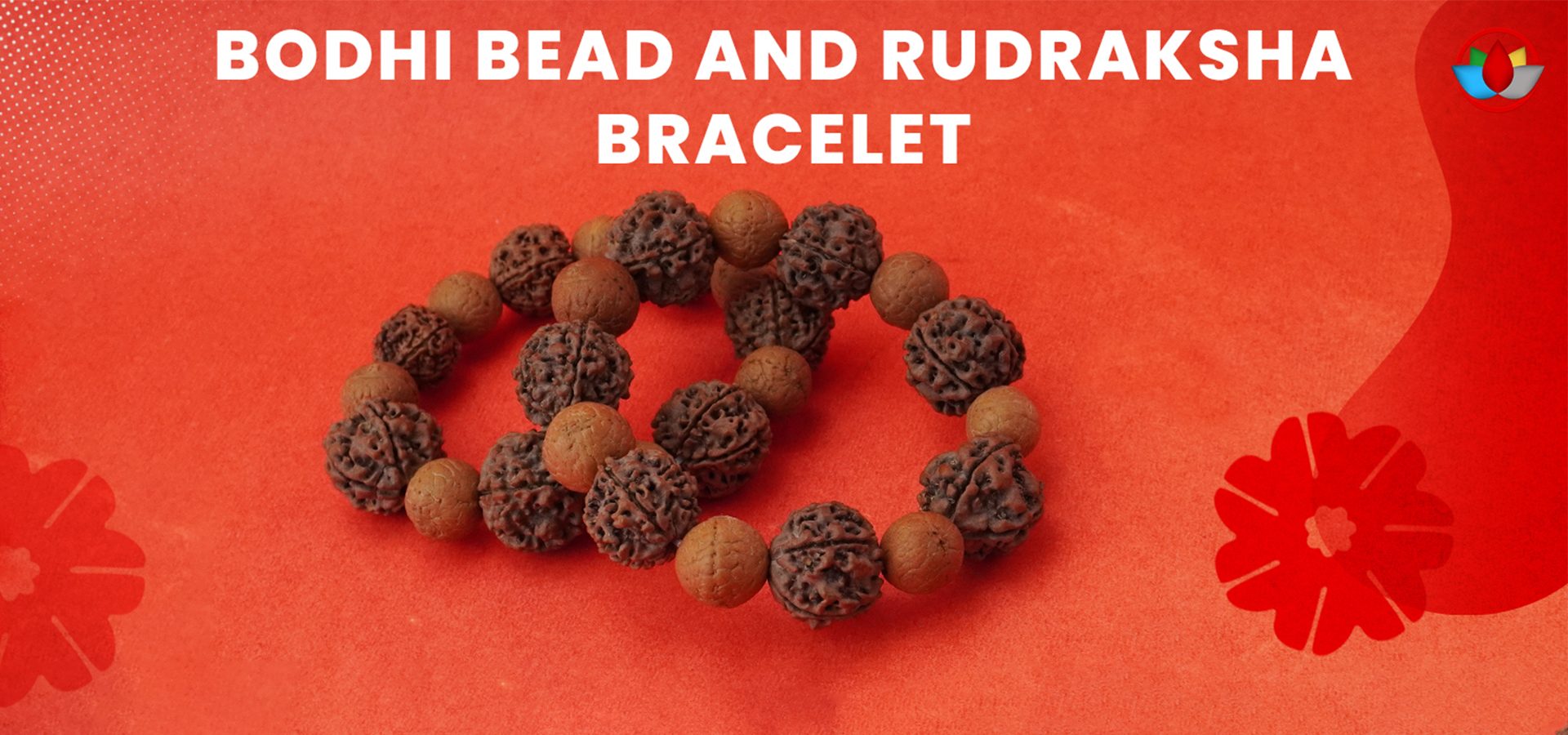 Bodhi Bead and Rudraksha Bracelet