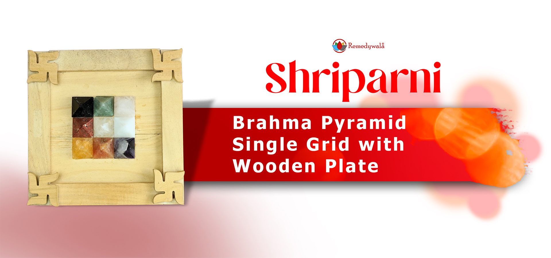 Brahma Pyramid Single Grid with sriparni Wooden Plate