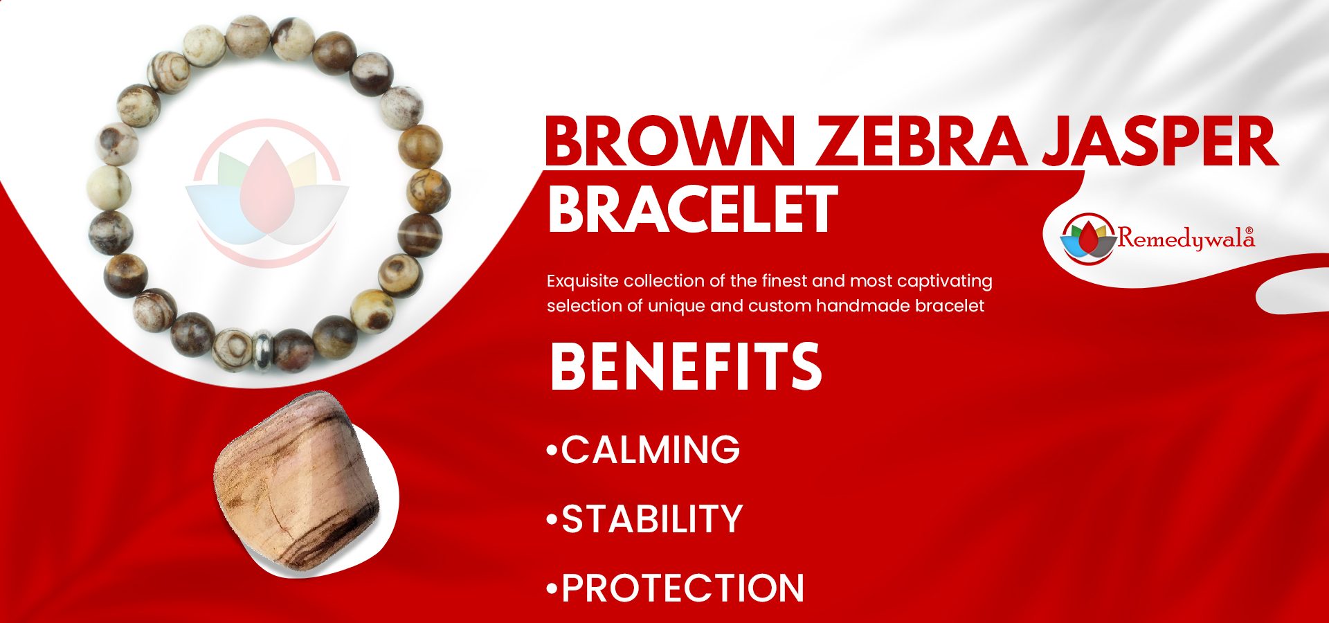 Brown Zebra Jasper Bracelet