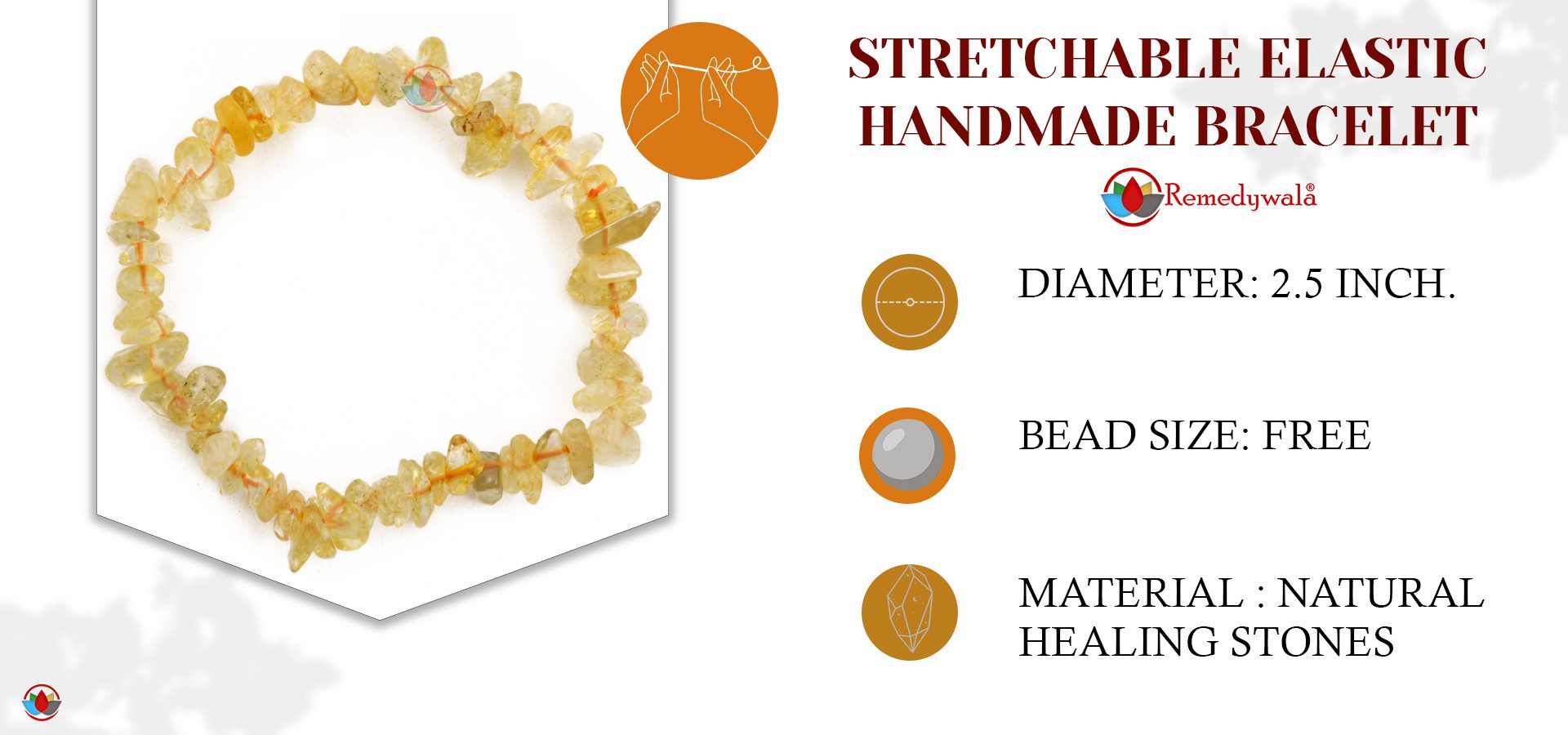 Citrine Chips Bracelet