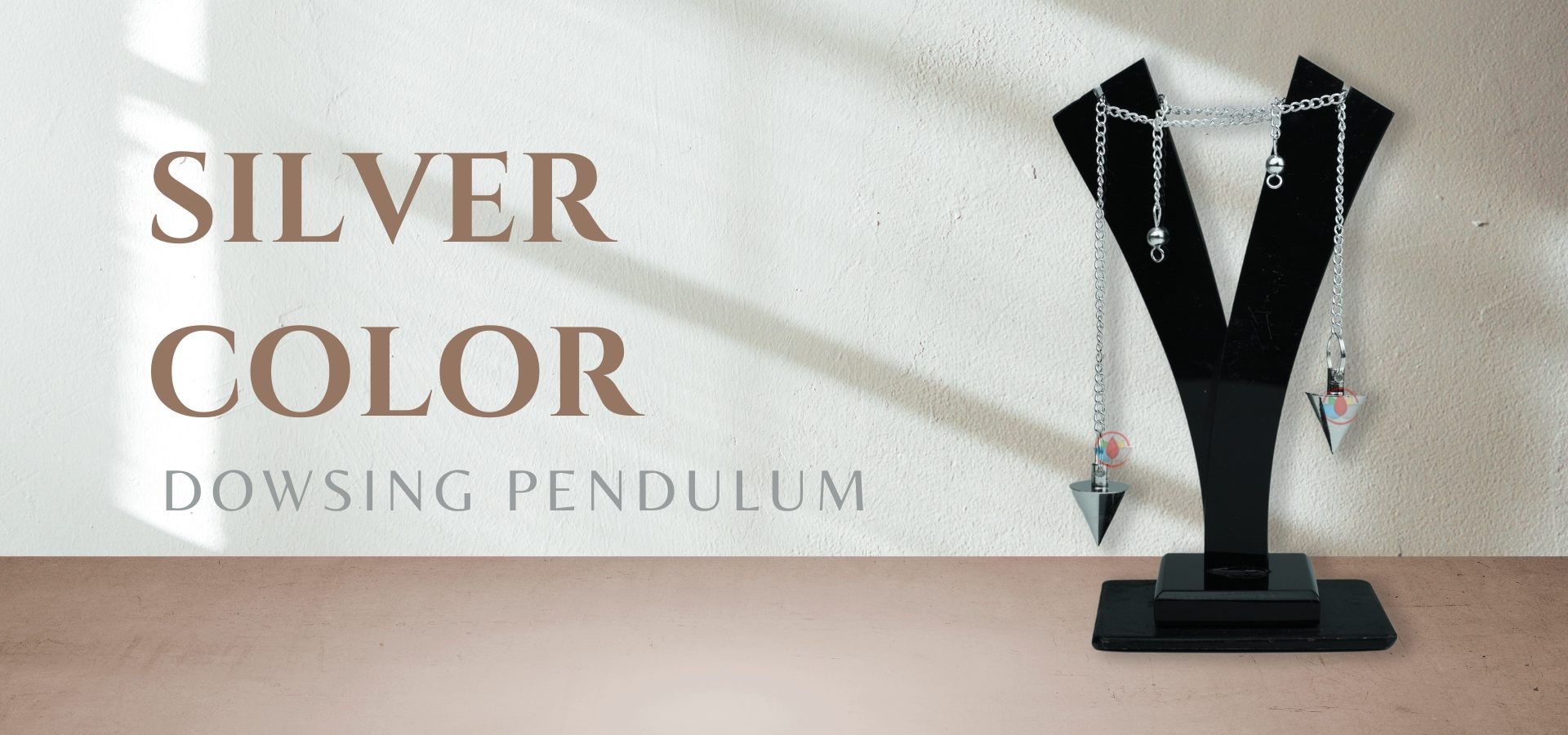 Cone Shape silver pendulum dowser