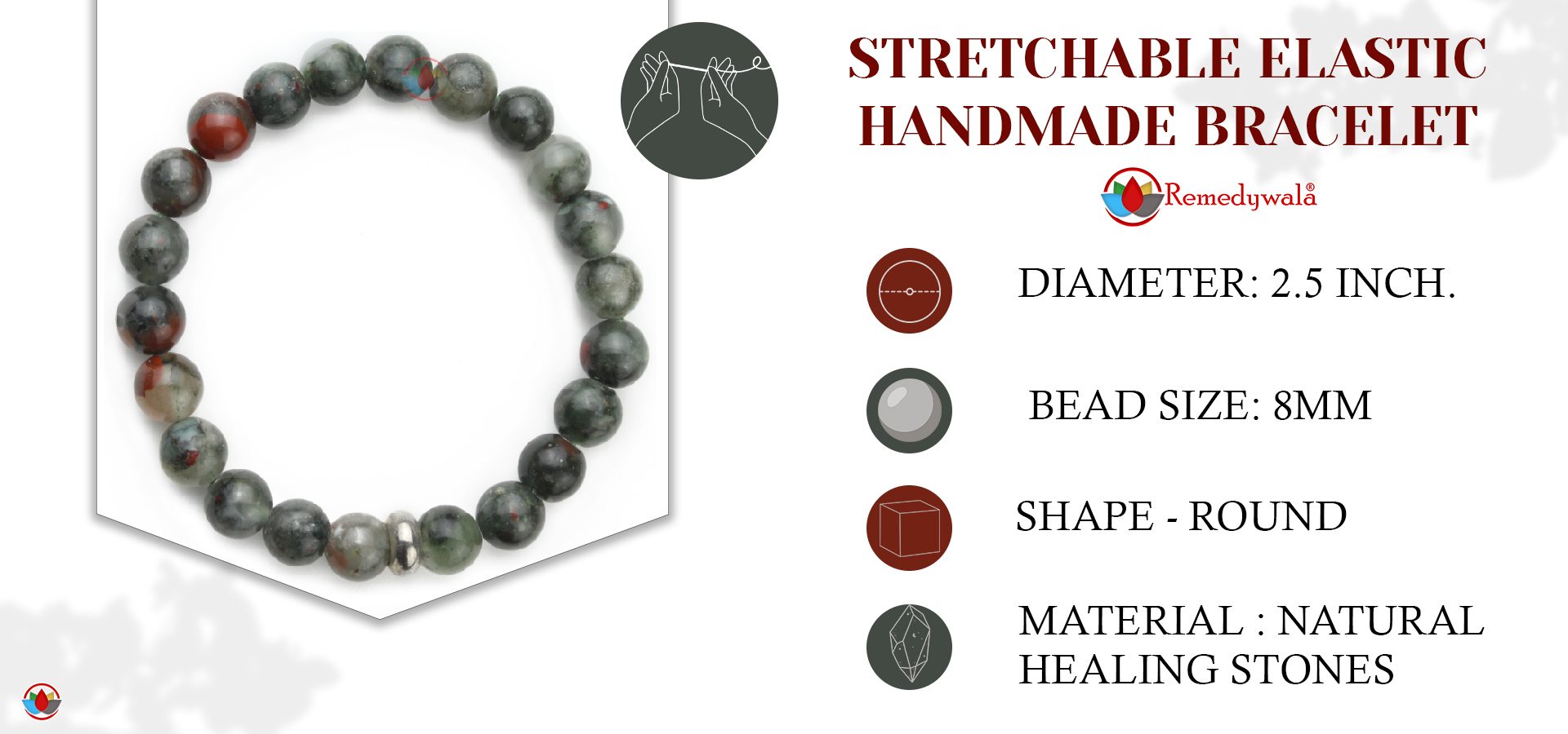 Conglomerate Jasper Bracelet