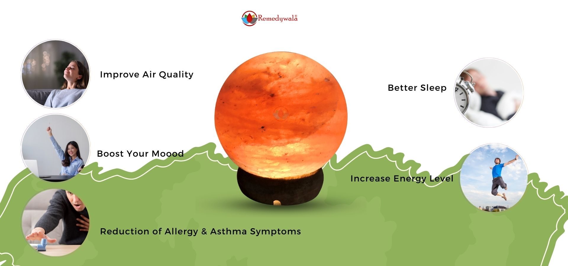 Earth Shape Natural Himalayan Rock Salt Crystal Lamp (4)
