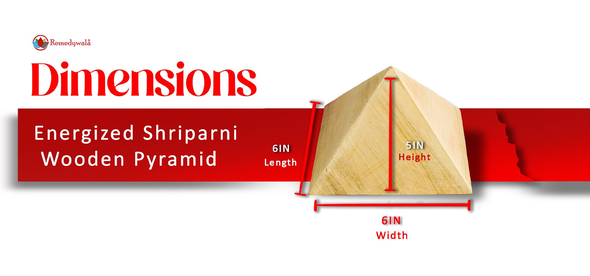 Energized Shriparni Wooden Pyramid