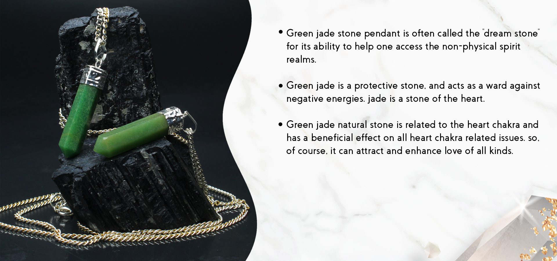 Green Jade Pencil Pendant