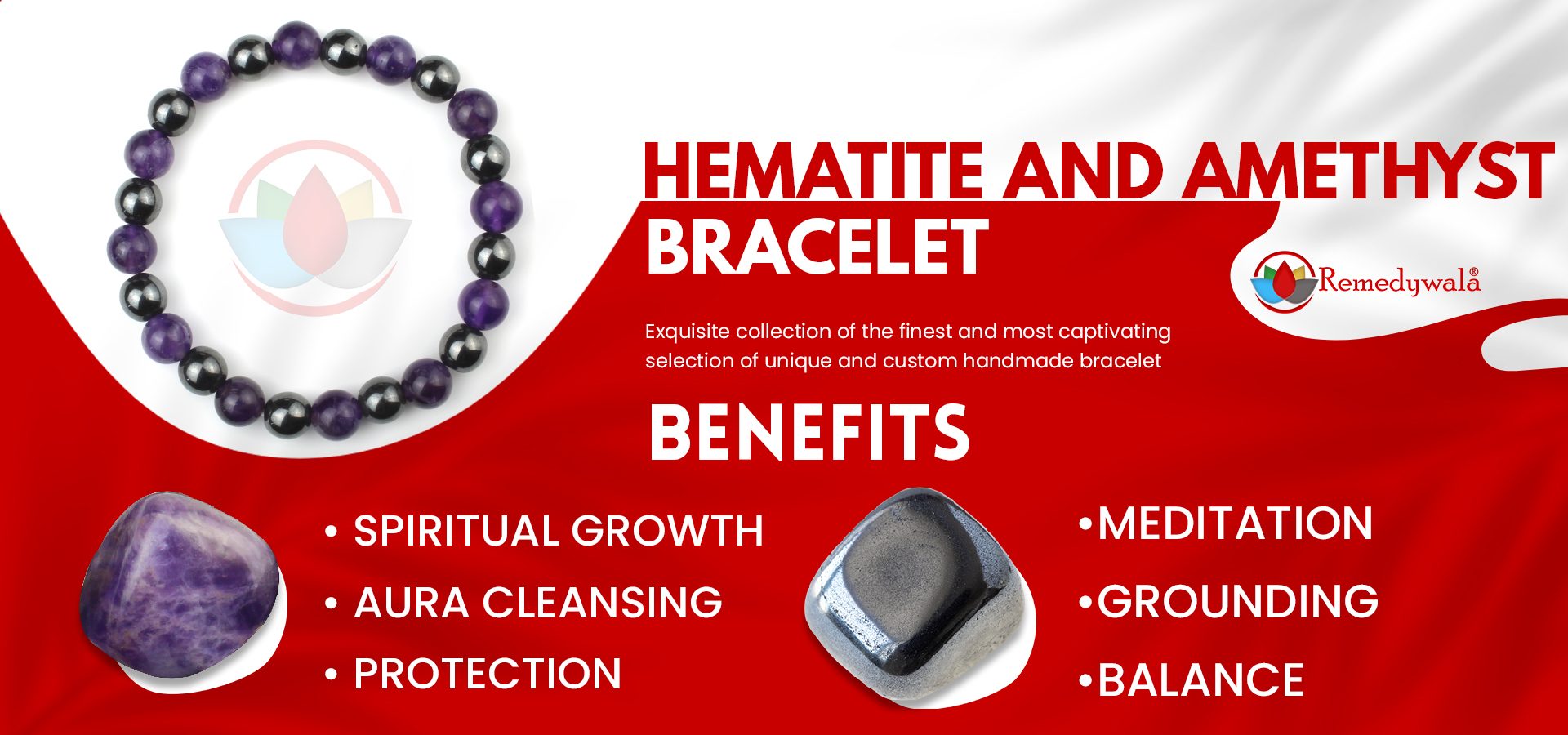 Hematite Bracelet – Katie's Kundalini Crystals