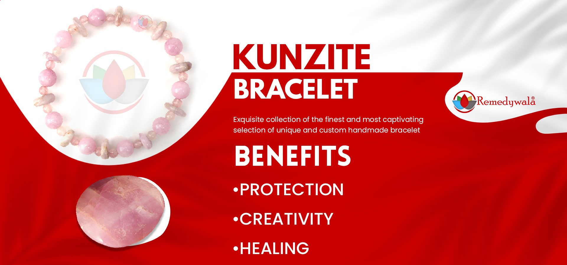 Kunzite Wati Bracelet 4mm 8mm