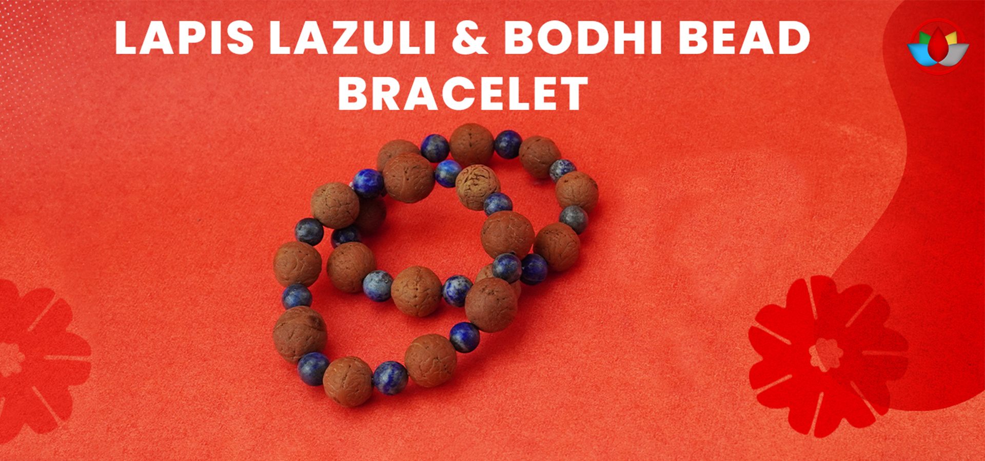 Lapis Lazuli & Bodhi Bead Bracelet