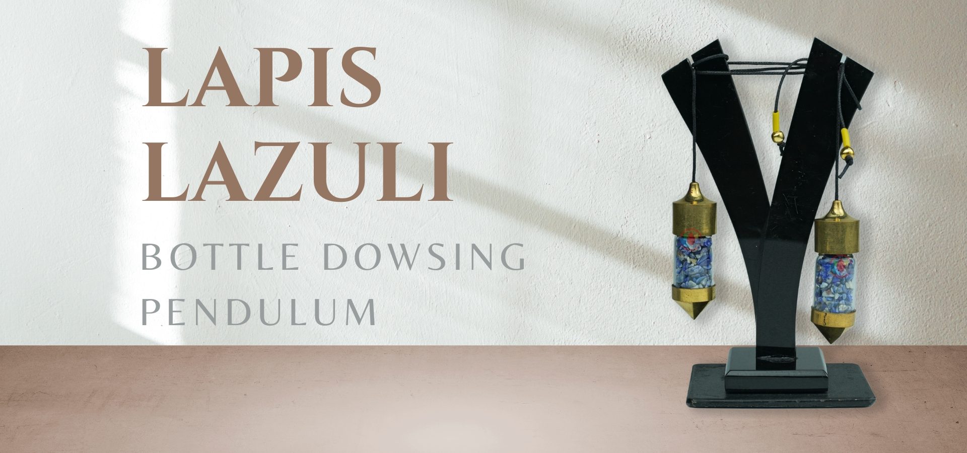 Lapis Lazuli Bottle Dowsing Pendulum