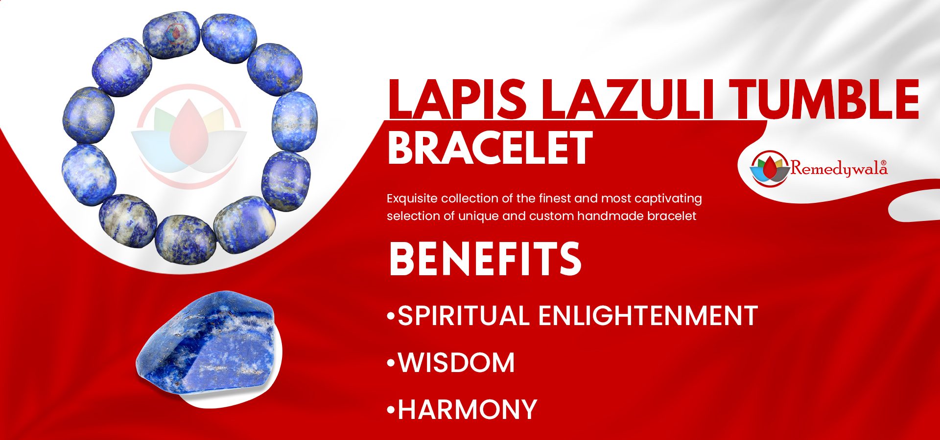 Lapis Lazuli Tumble Bracelet