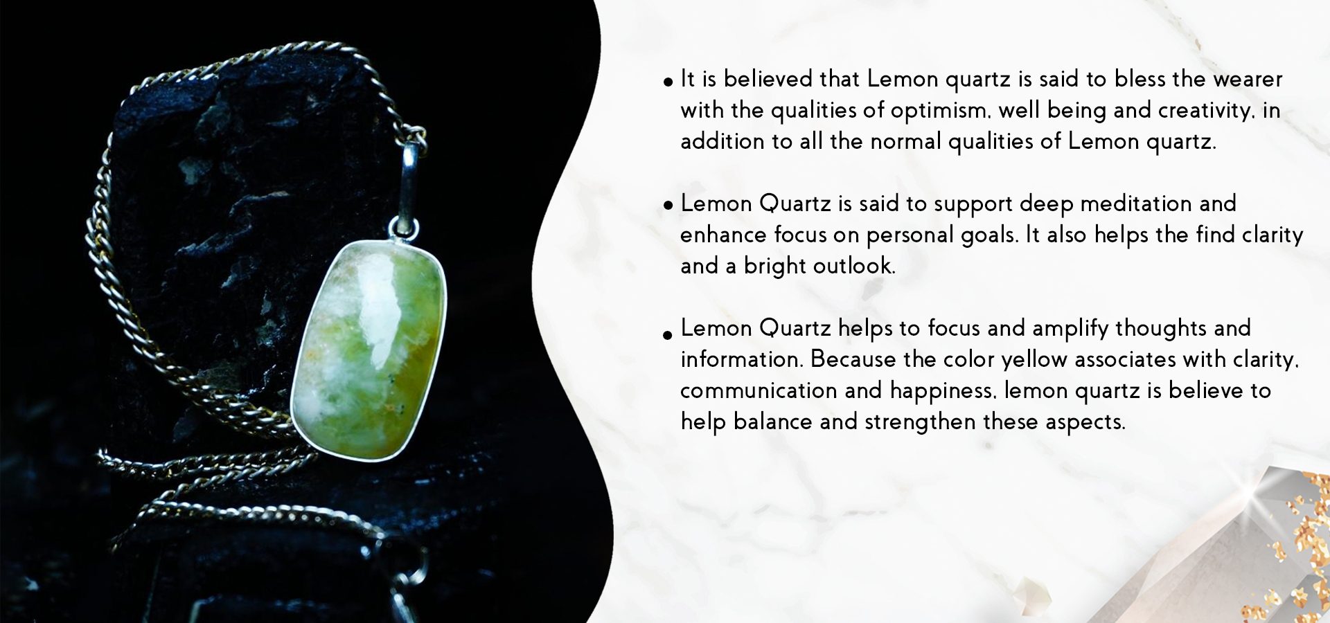 Lemon Quartz Pendant