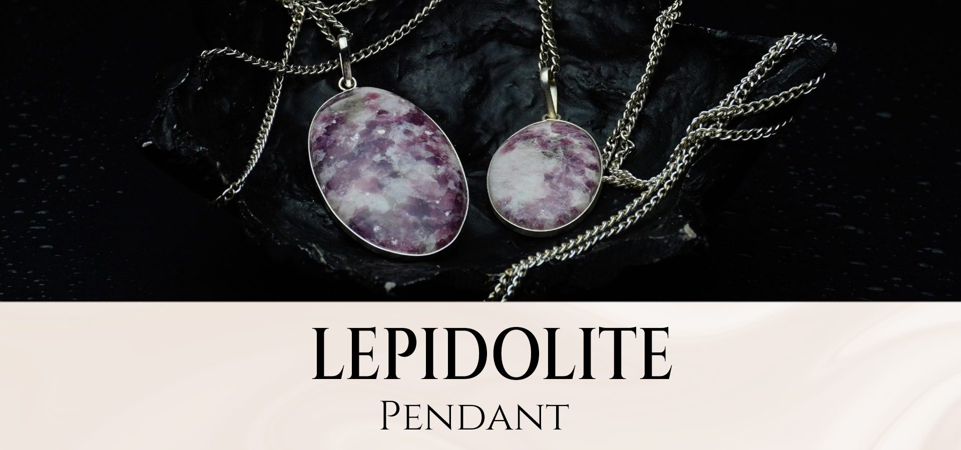 Lepidolite Pendant